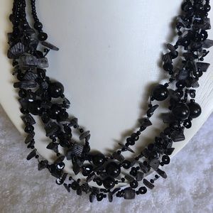 ✨NEW✨ Black Pearl and Shell Necklace